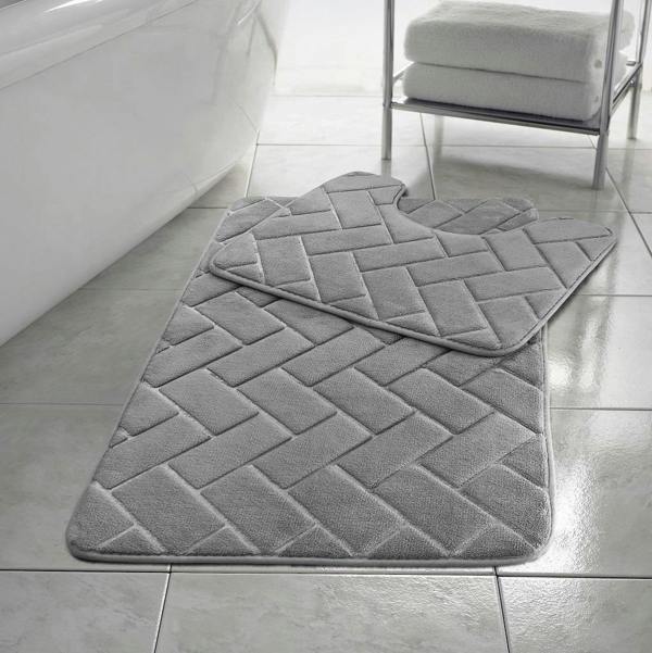 Memory Foam Blocks Bath Mats
