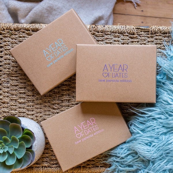 A Year of Dates New Parents gift: A Year of Dates Gift Box