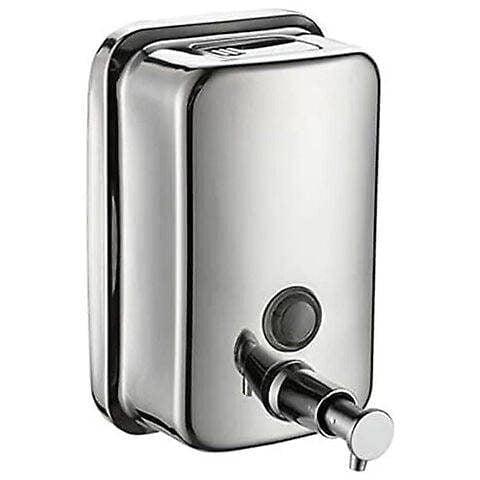 ProWashroom Pro-Washroom Manual Pump Soap Dispenser Stainless Steel Wall Mounted Large Commercial 1L