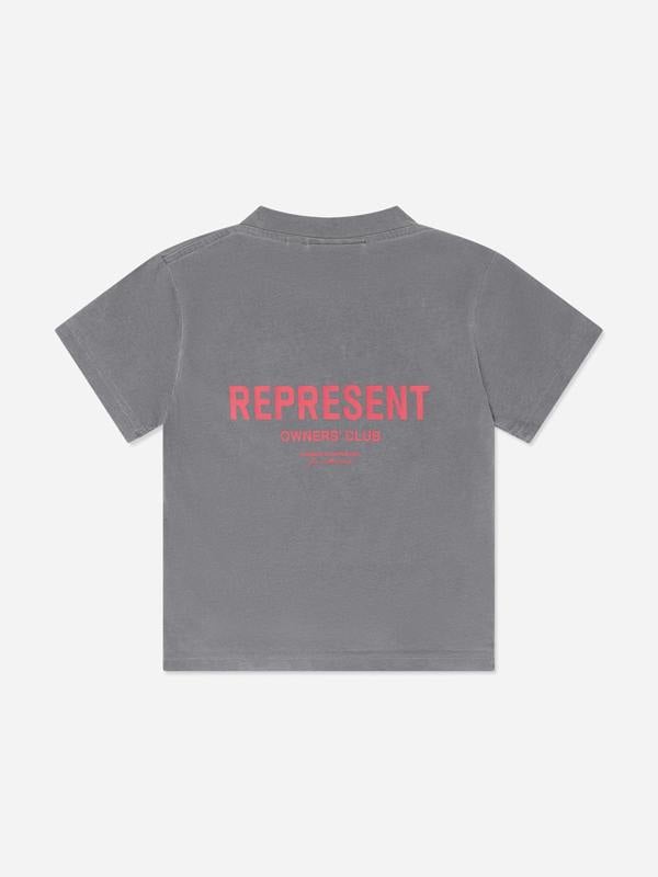 REPRESENT Kids Mini Owners Club T-Shirt in Grey