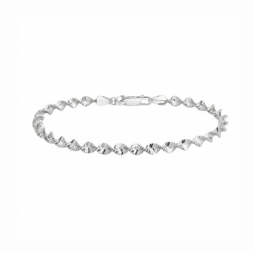 Spero London Twisted Sterling Silver Bracelet - Silver