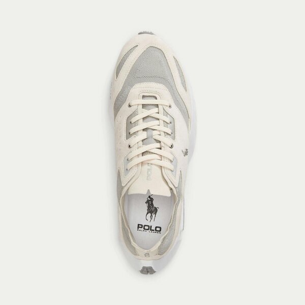 Polo Ralph Lauren BOERUM KNIT Casual Trainers   in  Light Brown