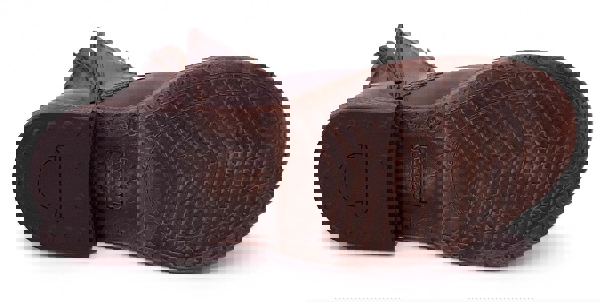 Wrangler Custom Leather Lace Zip Up Mens Combat Boots