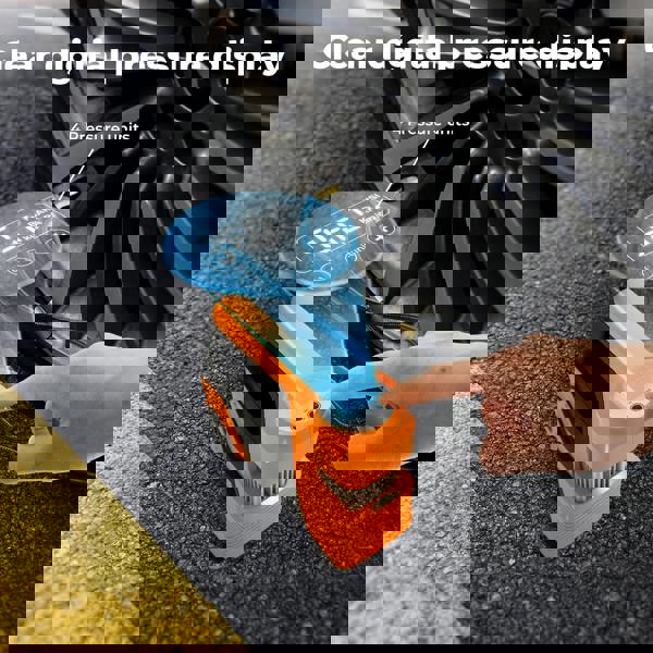 Manan 150PSI Car Tyre Inflator 12V Digital Air Compressor Auto-Off LED Fast Pump