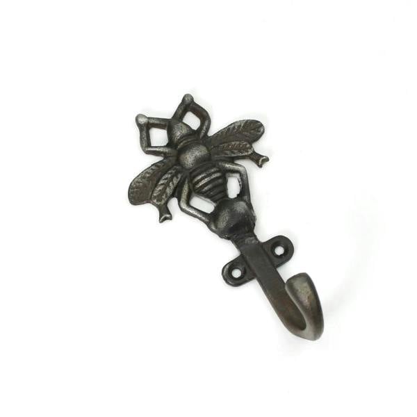 Antique Cast Iron Bee Single Coat Hook