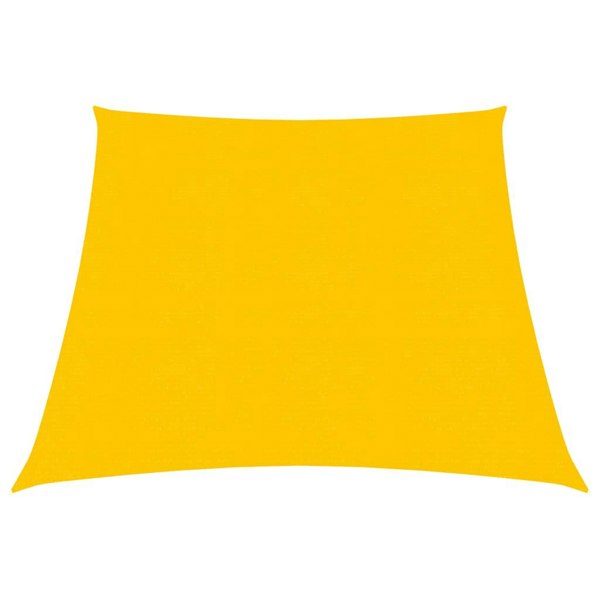 Berkfield Sunshade Sail 160 g/m�__ Yellow 3/4x2 m HDPE