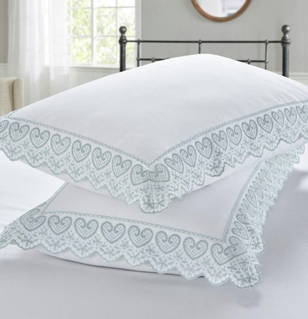 HomeSpace Direct Evelyn White Duvet Cover Set