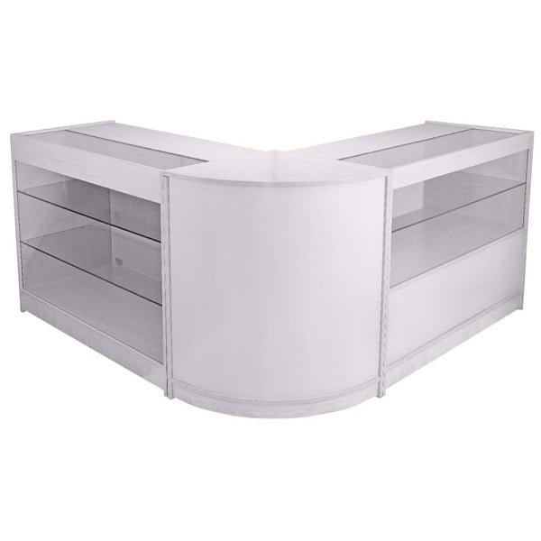 Monstershop Pegasus Brilliant White Shop Counter & Retail Display Set
