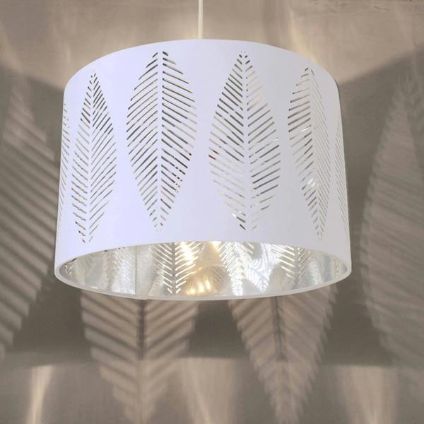 Pagazzi Lighting Esme Pendant Light Shade White