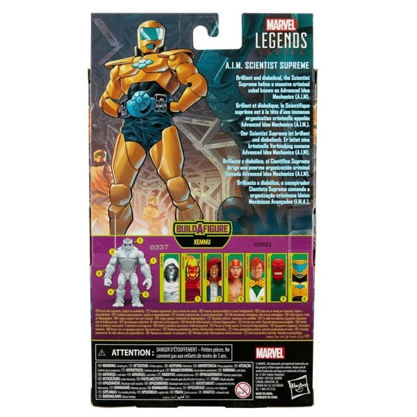 a.i.m scientist supreme super villains legends series hasbro f2802