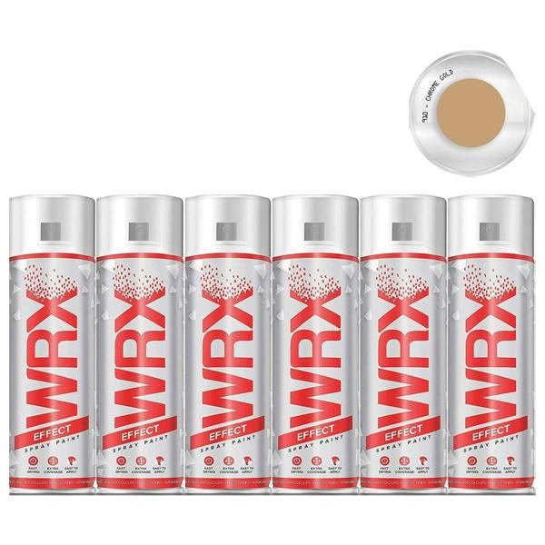 WRX 6X WRX Chrome Gold Spray Paint 400ml