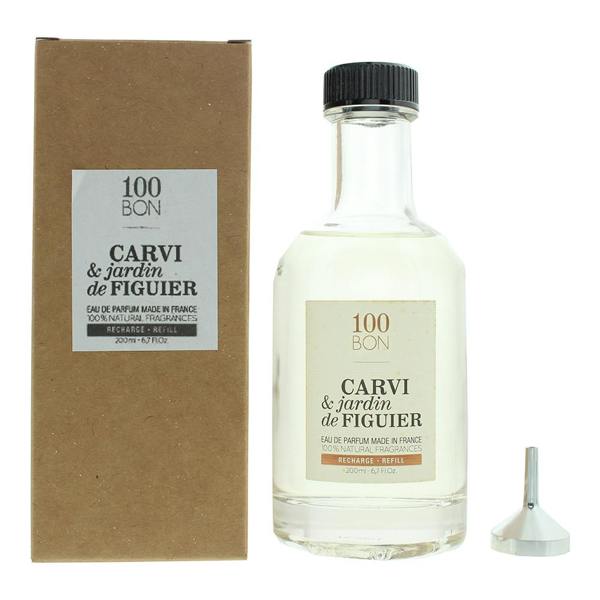 100 Bon Carvi & Jardin De Figuier Refill Unisex Eau de Parfum 200ml Fragrance