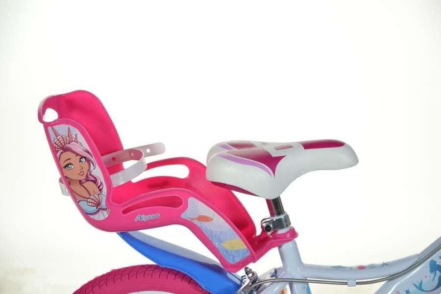 Dino Bikes Dino Alyssa 14" Kids Bike - White/Pink