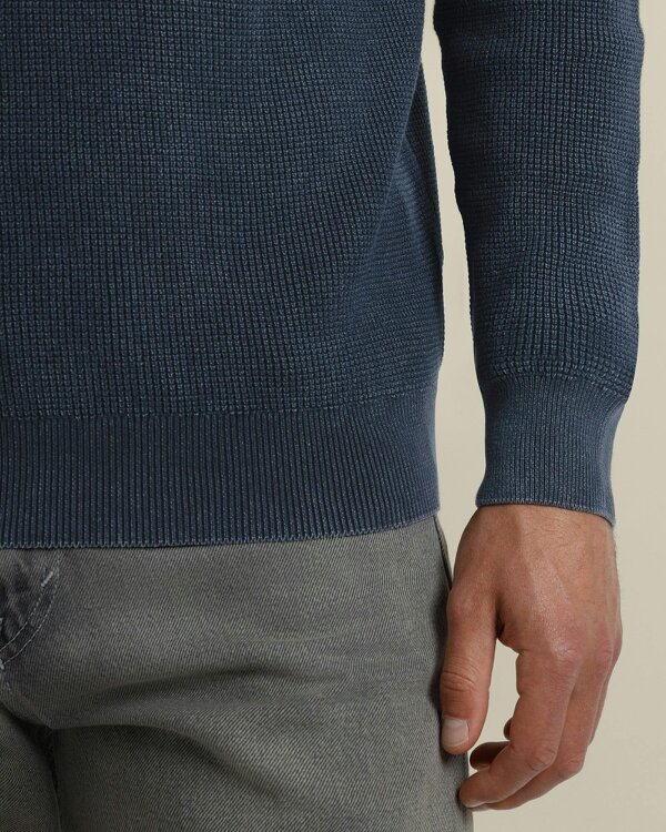 Larsson & Co Gaerum - Vintage Wash Long Sleeve Polo Shirt