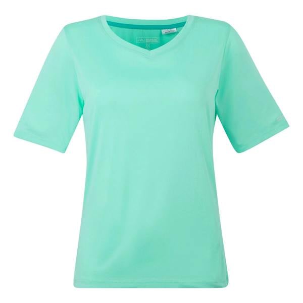Regatta Womens/Ladies Fingal II V Neck T-Shirt - Aruba Blue