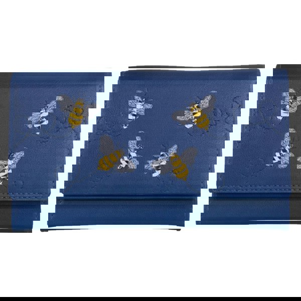 Mala Leather Suri Bumble Bee Matinee Leather RFID Purse