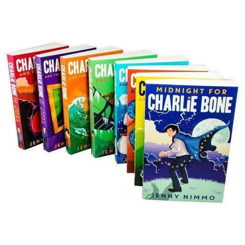 Charlie Bone 8 Books Set by Jenny Nimmo The Time Twister ,The Blue Boa & more