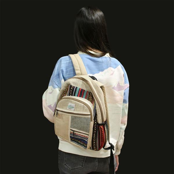 Serano Small Backpack - Zig Zag Zips Style