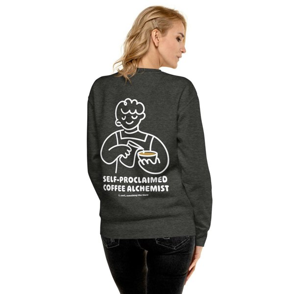 ANCHOR & CREW x GUSTATORY Coffee Alchemist Cotton Blend Embroidered Sweatshirt