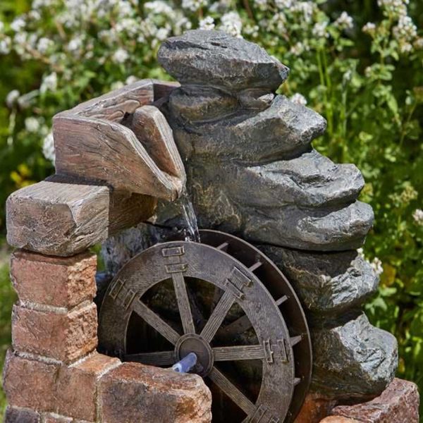 Tranquillity Water Features Heywood Mill Traditional Solar Water Feature