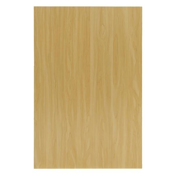 Maple wood countertop with a smooth, light finish, showcasing natural grain patterns, designed for the Adonis LED Shop Counter Set