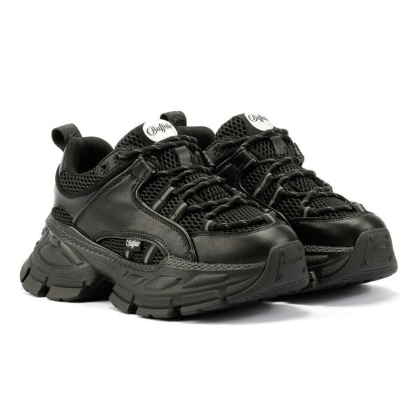 Buffalo Saturn Lace Women's Black Trainers