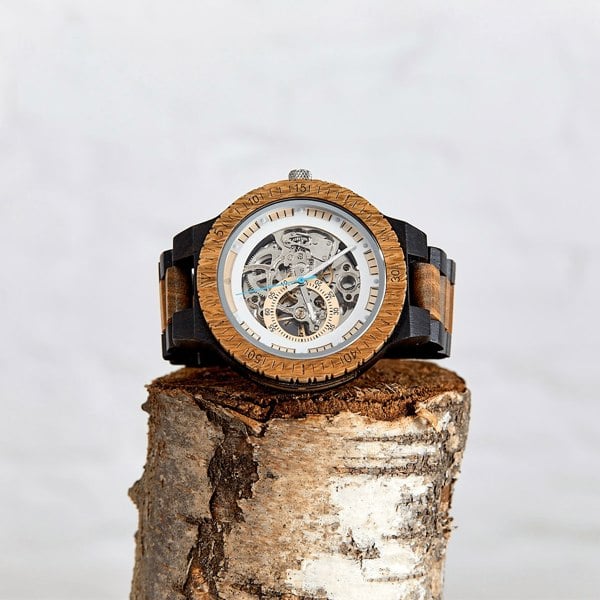 The Hemlock: Wood Watch for Men - The Sustainable Watch Company