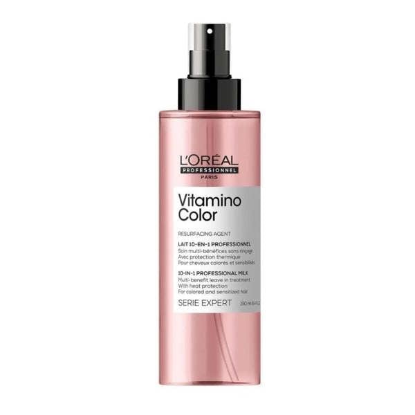 L'Oreal Vitamino Color hair care product on a white background