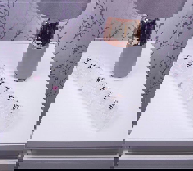 Aidapt Weekly Pill Box Clear White Large