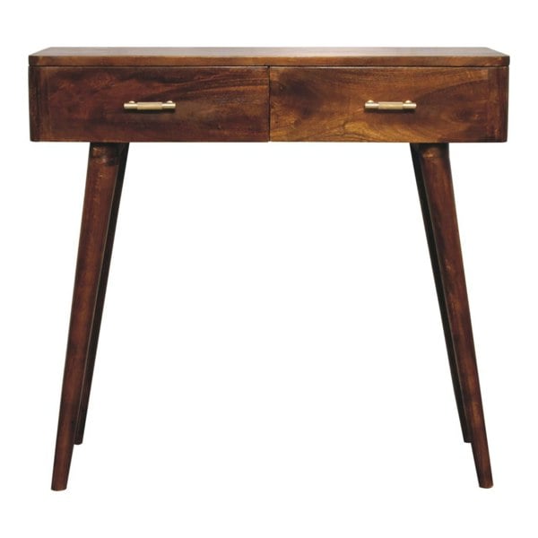 Artisan Furniture Chestnut T-Bar Console Table