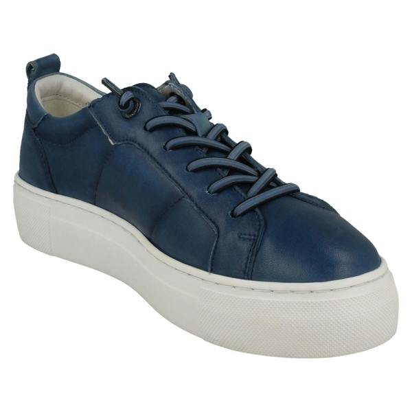 Bugatti Ladies Bugatti Casual Elasticated Lace Up Trainers 88301