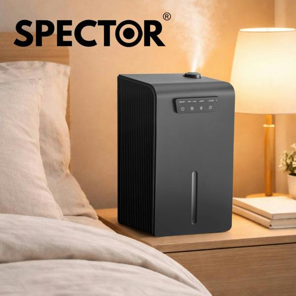 T-mech 3.2L Dehumidifier – Black with LED Light