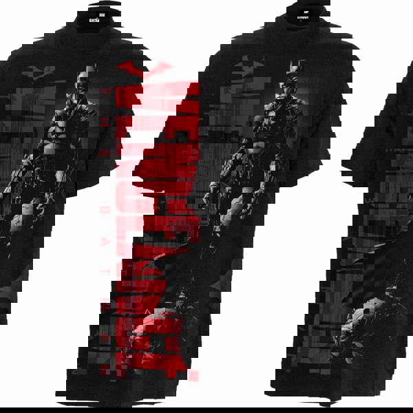 THE BATMAN - COMIC COVER - Front Print T-Shirt Black