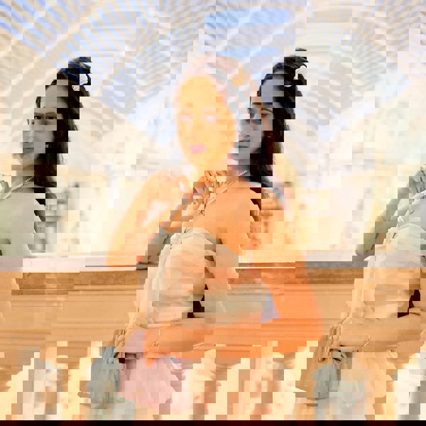 pearl heart hair clip wedding guest hair down