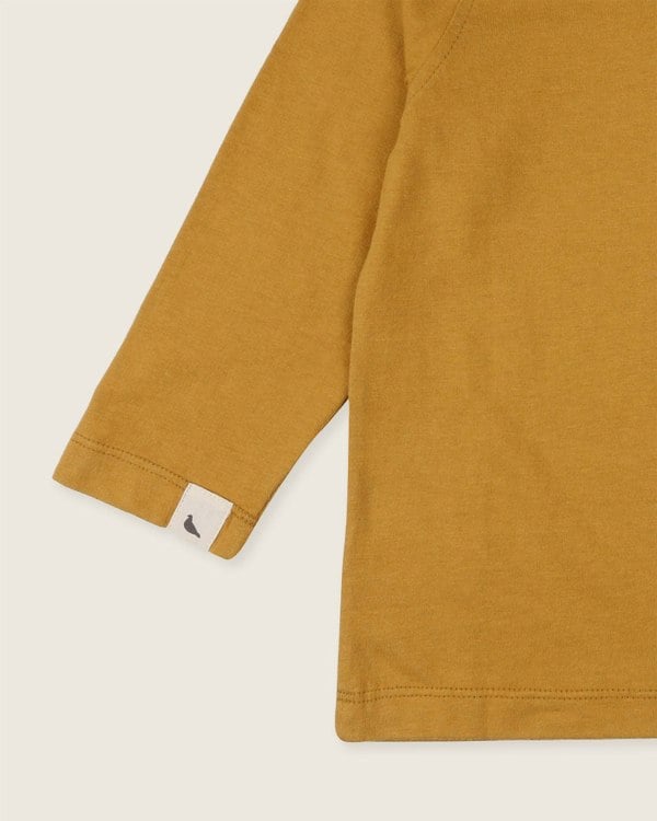 organic cotton Yellow Shine Bright Slogan Print Top - image 4