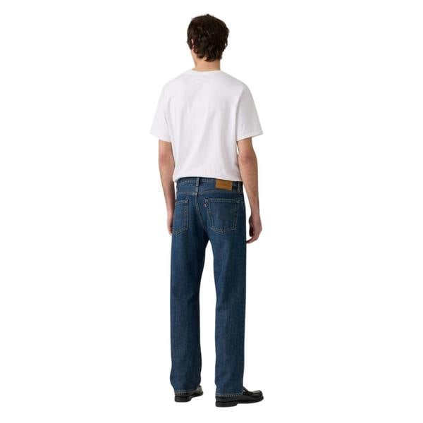 Levis Mens 555 Cotton Denim Relaxed Fit Jeans - Blue - 