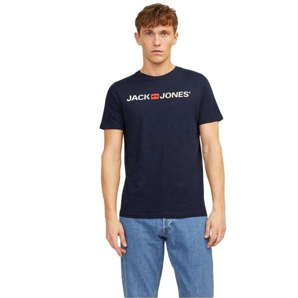Jack And Jones Mens Logo T-Shirt (Pack of 3) - White/Black/Navy - 