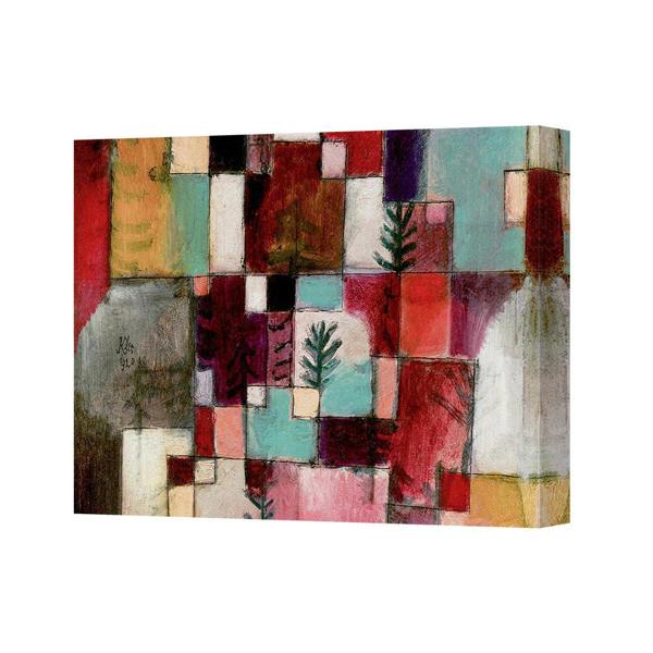 Benjamin Tate Design Abstract Geometric Color Block Canvas Print For Modern Home Decor