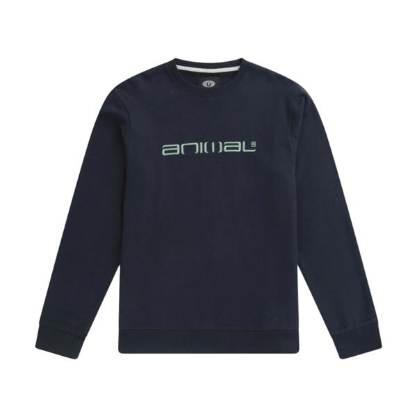 Animal Mens Driver Organic Sweatshirt - Navy - 