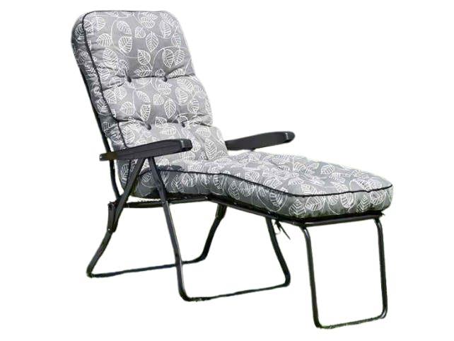 Deluxe Garden Lounger Replacement Cushion | 9 Pattern Options The Garden Furniture Shop