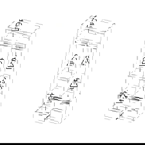 Furniture To Go Line Wardrobe with 2 Sliding Doors and 4 Drawers, White