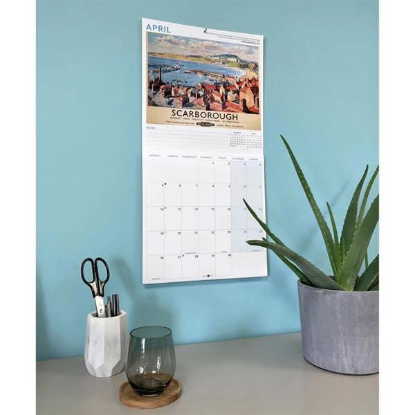 National Railway Museum, Railway Poster Art Calendar 2027, Wall Calendars, Month To View, Travel, Gift