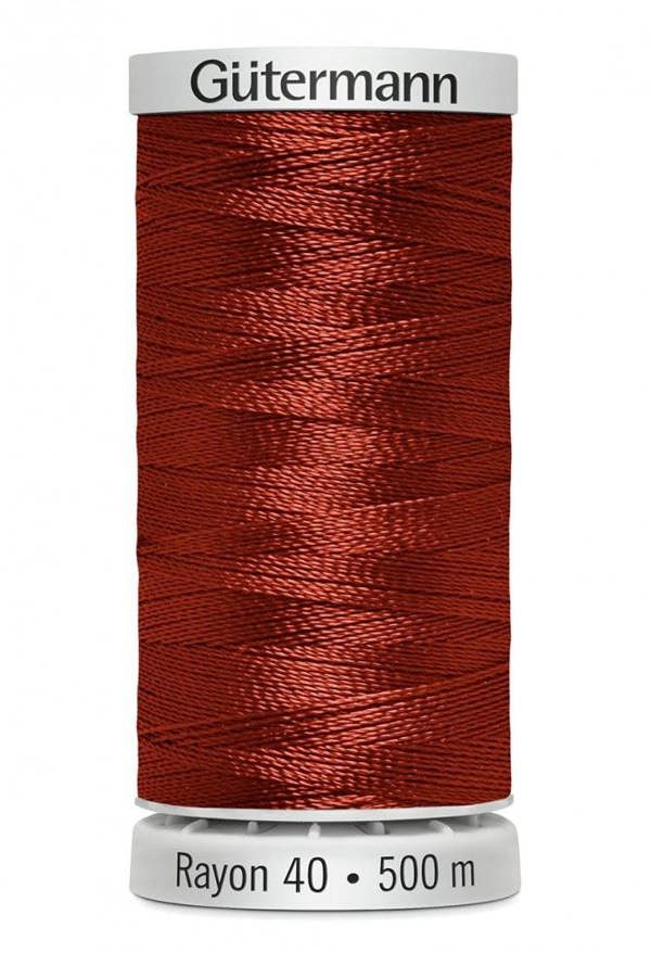 Gutermann No 40 Sulky Rayon Embroidery Thread 500m Rayon Thread Suitable For Embroidery
