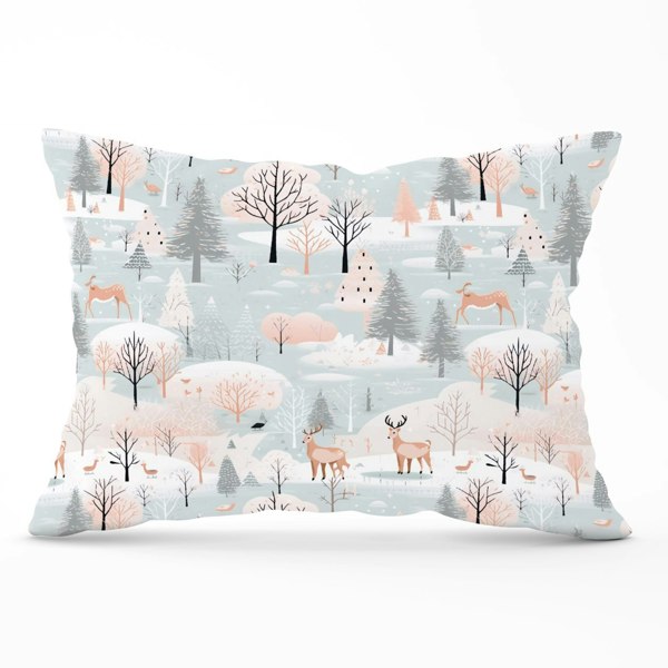 Warren Reed Whimsical Christmas Winter Wonderland Cushions