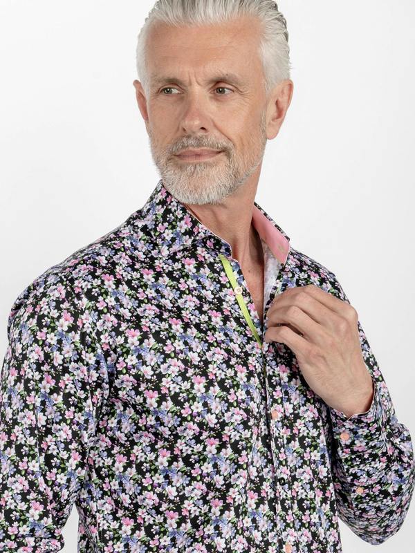 BLOSSOM GARDEN PRINT SHIRT - Claudio Lugli Shirts