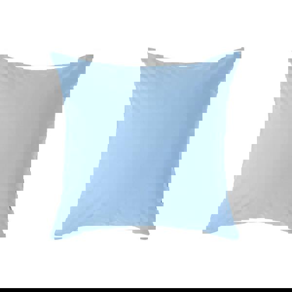 HOMESCAPES Crisp & Cool 200 TC Egyptian Cotton Percale Housewife Pillowcase, European Size