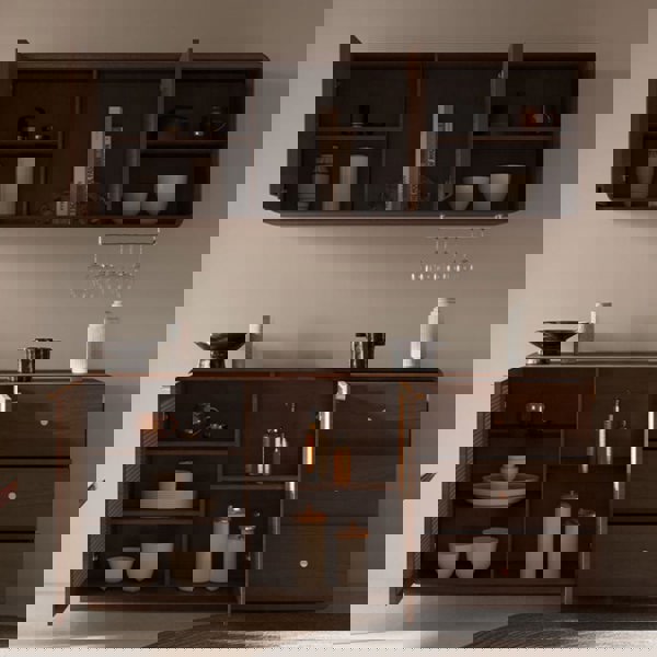 Topaz Cabinet, Wood & Rattan, Three Different Styles-Ritconcept-Rit Concept