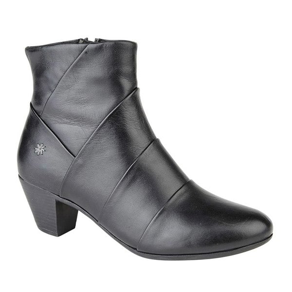 Cipriata Womens/Ladies Ginerva Folded Vamp Ankle Boots - Black