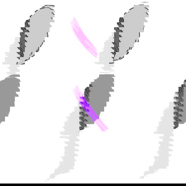 Purple Fashy soft head band with woven texture and elastic fit