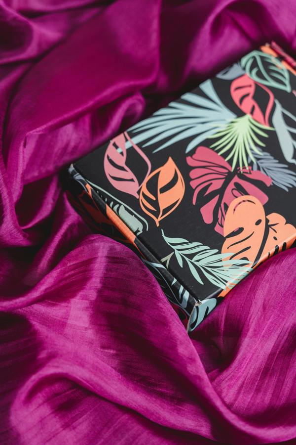 Plum Magenta Silk Scarf – Hand-Dyed Mulberry Silk, Evening & Eid Wrap